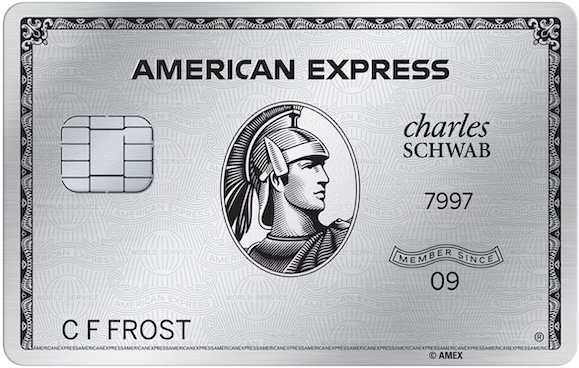 American Express Platinum Card for Schwab